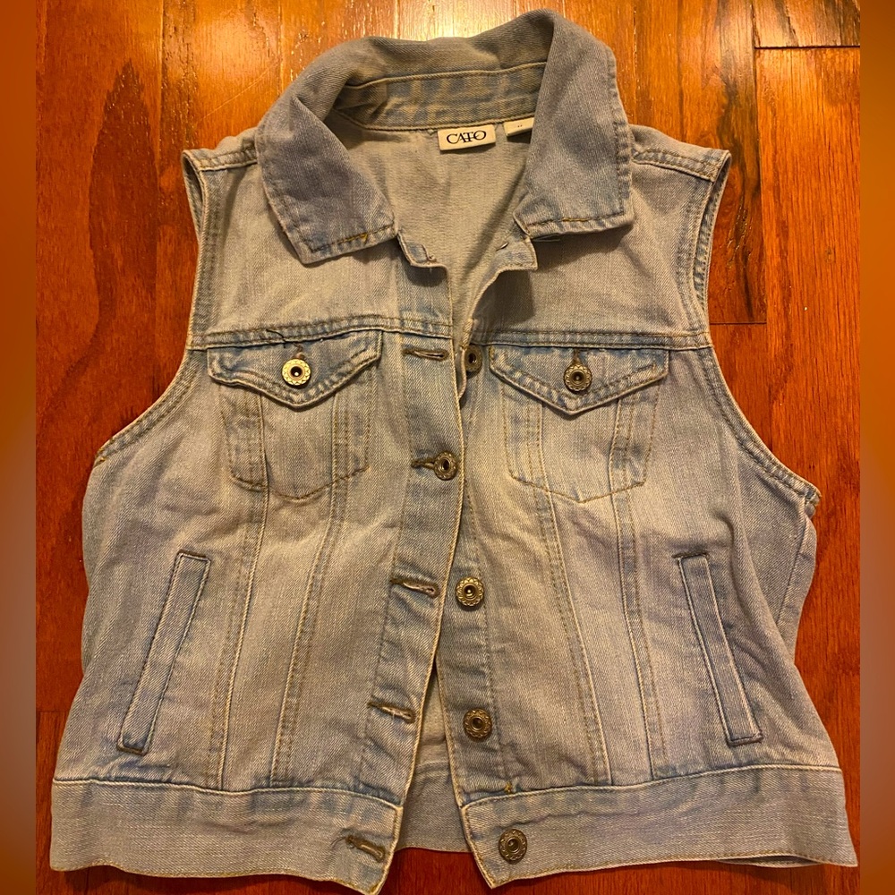 Cato vest hand painted by me